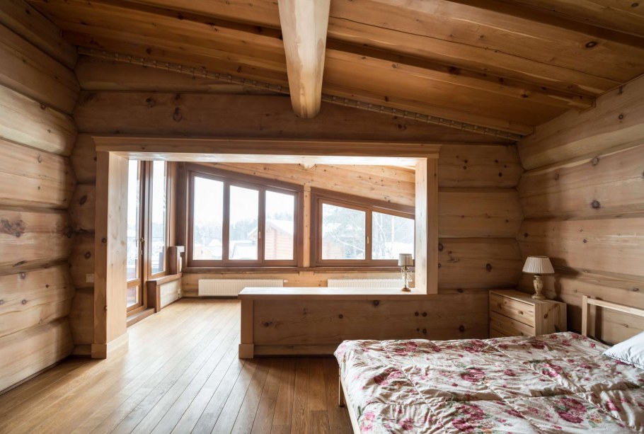 Балконы в рубленных домах