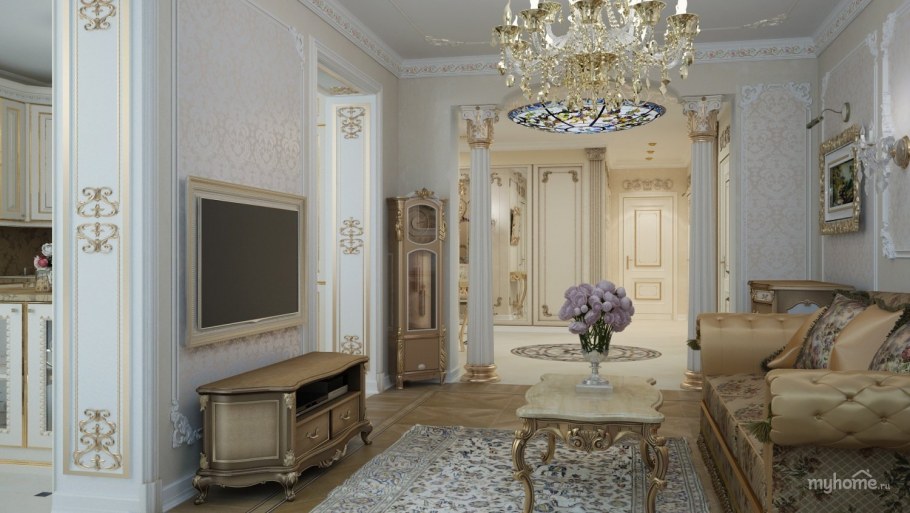 Рококо в интерьере квартиры