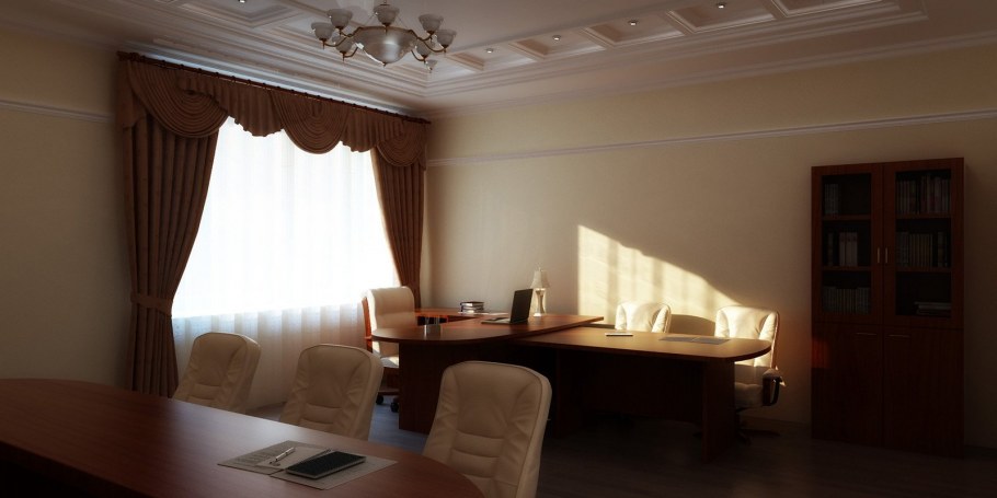 Цвет стен в кабинете руководителя