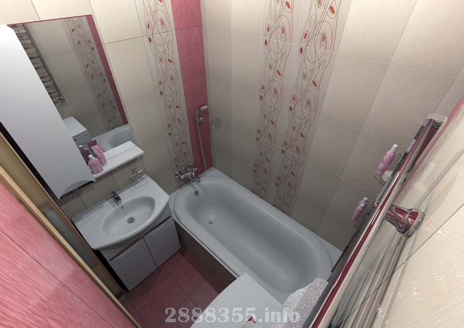 Плитка Сакура в интерьере туалета