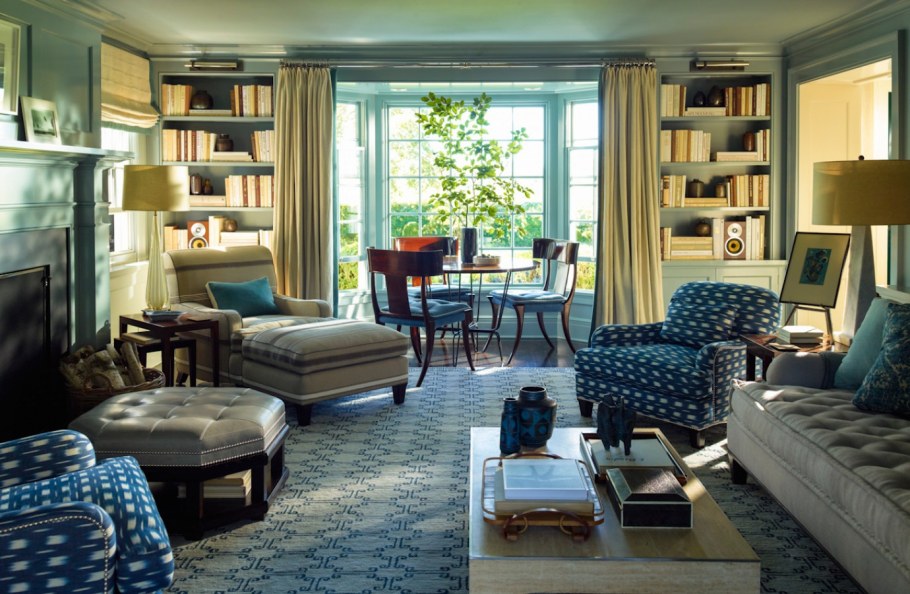 Интерьеры американских домов богатых