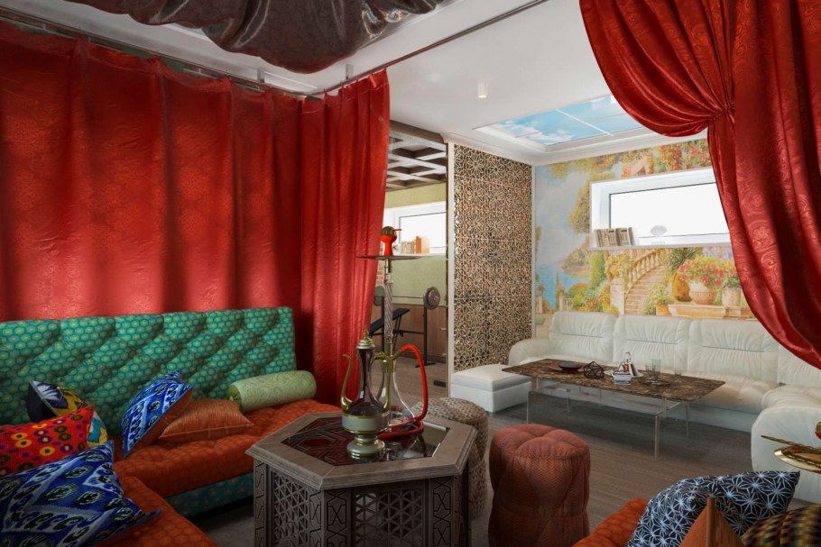 Интерьер комнаты отдыха