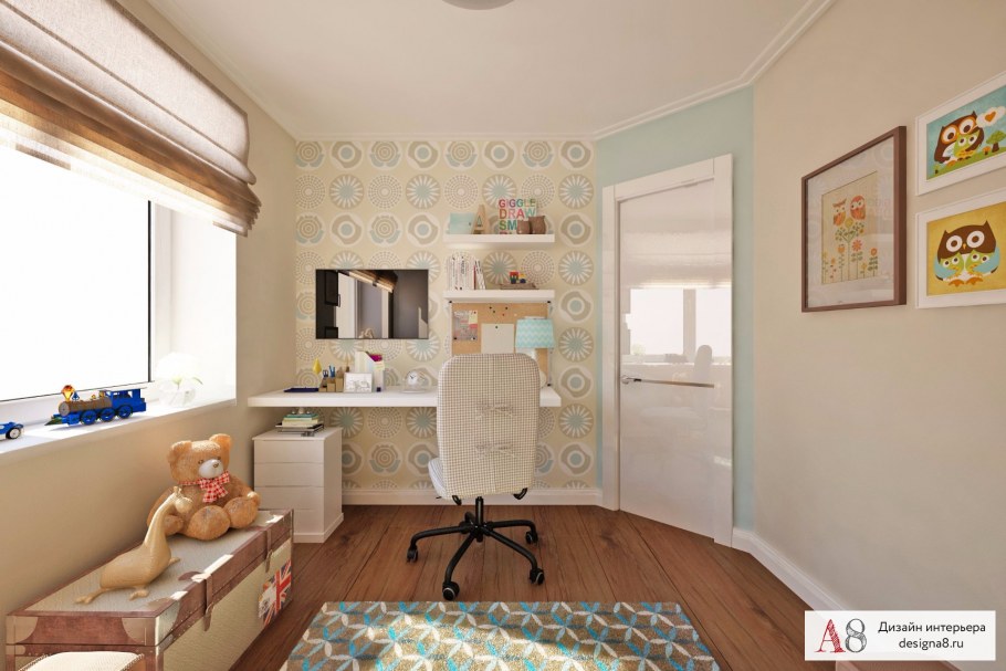 Планировка студии 30 кв.м для семьи с ребенком