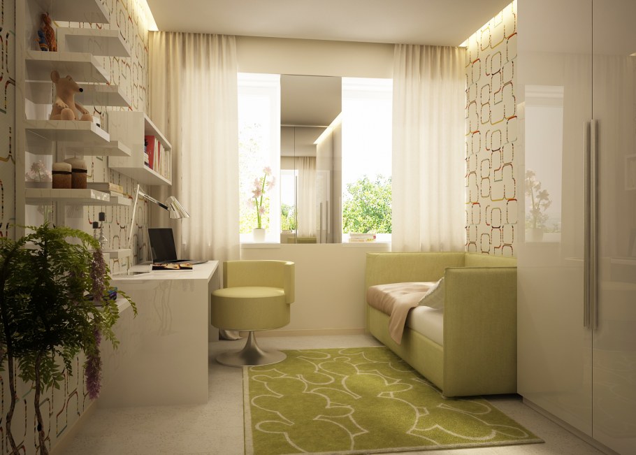 Комната в двухкомнатной квартире