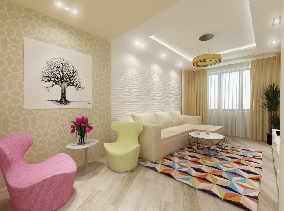 Интерьер детской для многодетной семьи