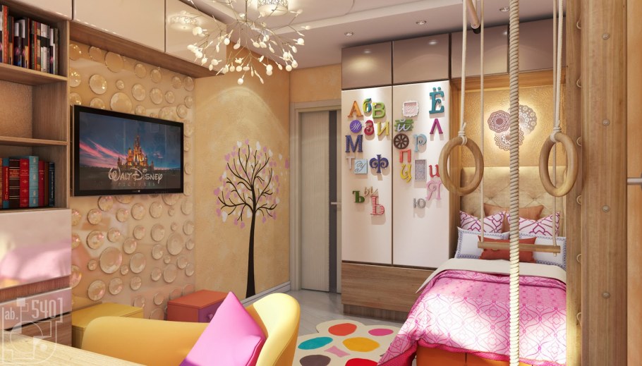 С ребенком в двушке 60 кв