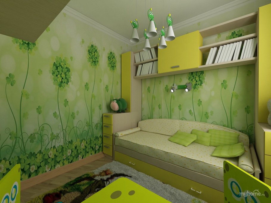 Интерьер маленькой детской
