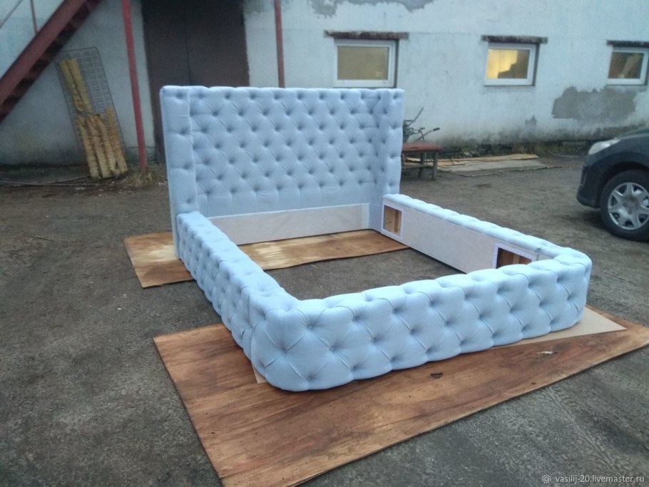 Каркас кровати с каретной стяжкой