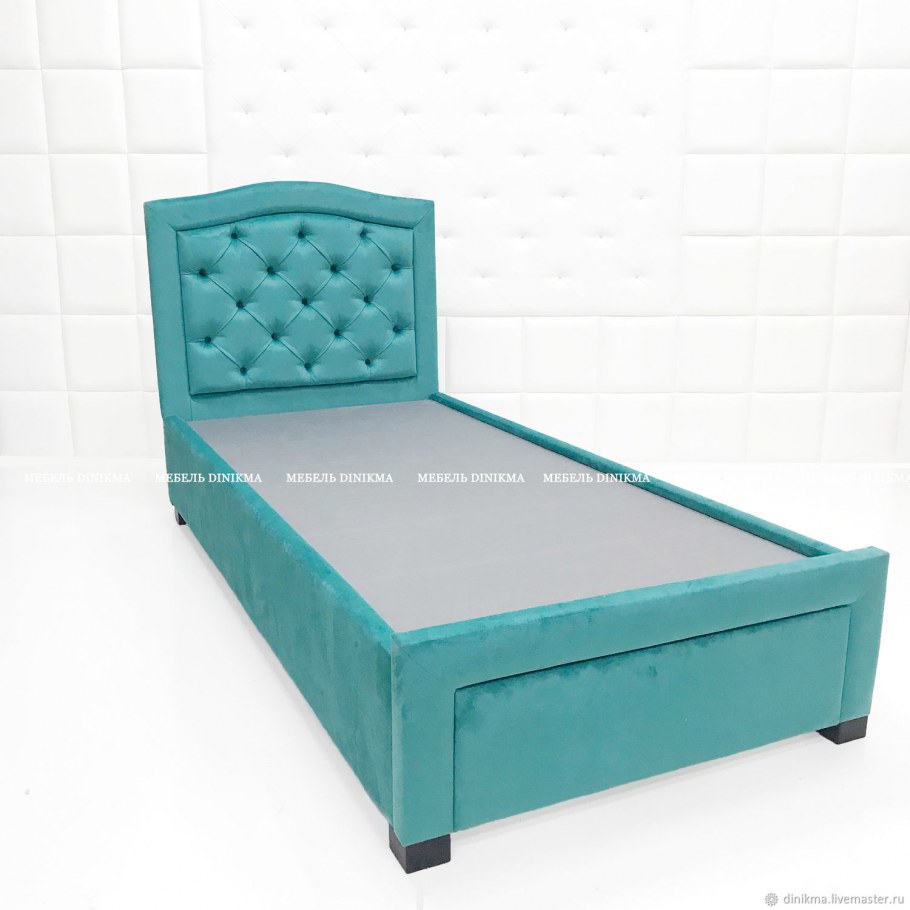 1,5 Кровать с каретной стяжкой фабрика Филатов