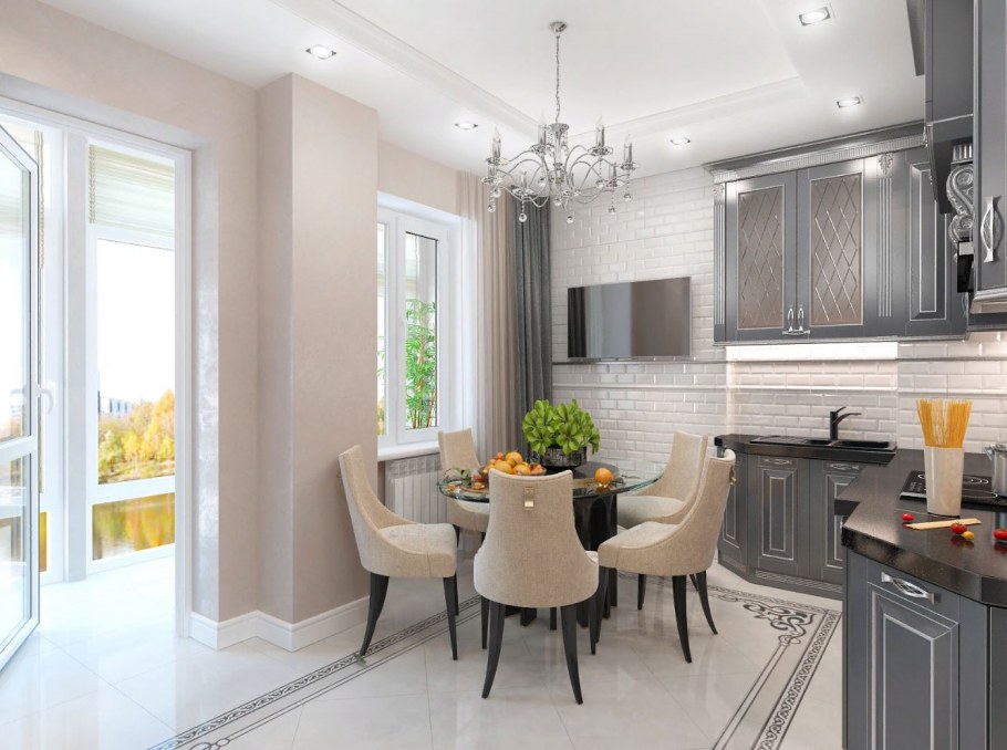 Проекты кухонь в квартире