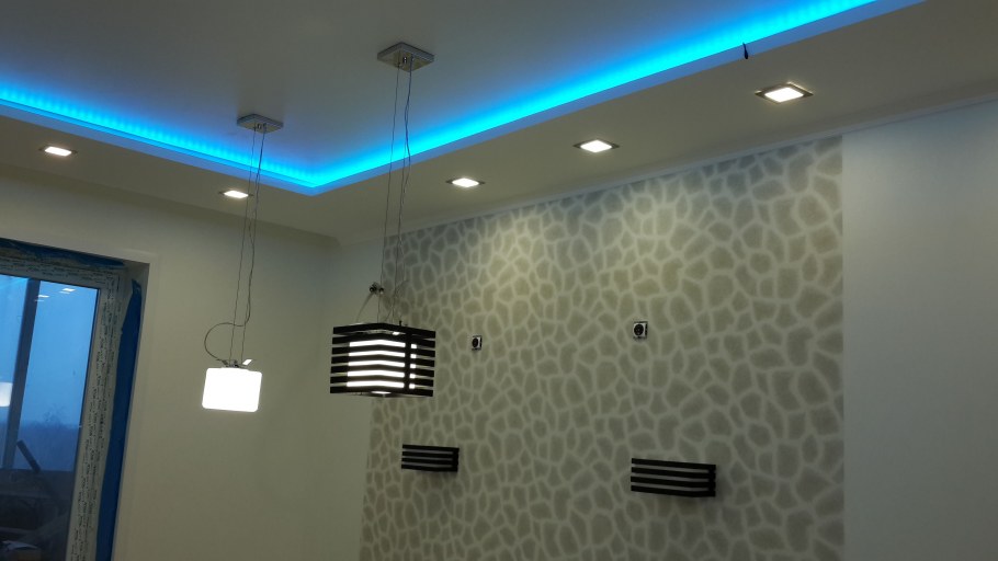 Электромонтаж для телевизор спальная