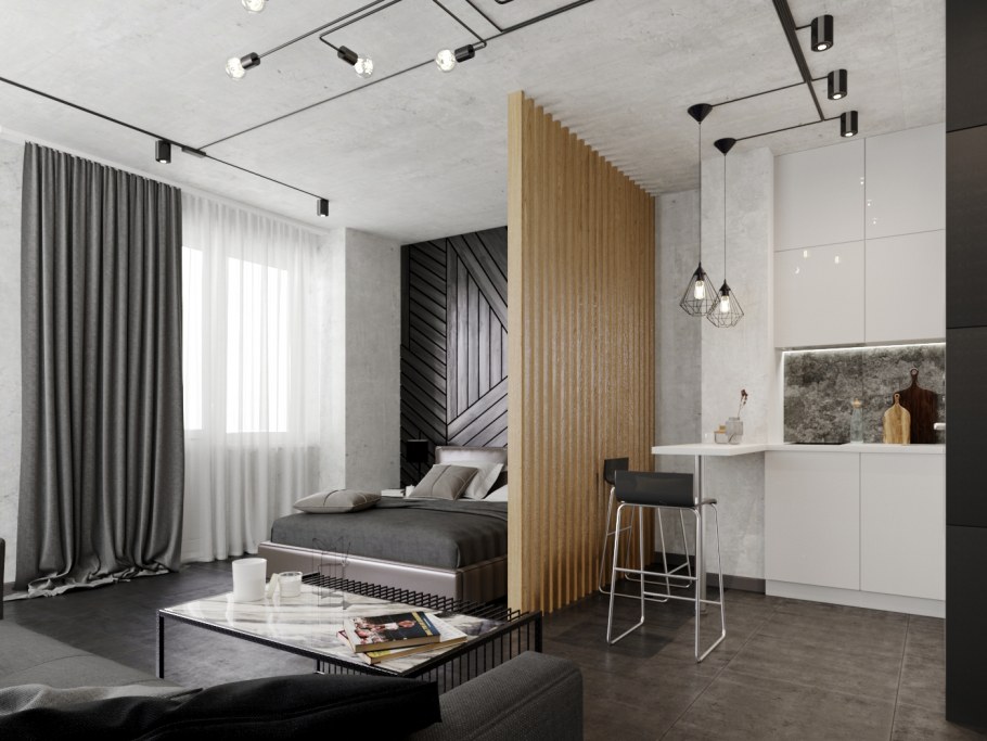 Однокомнатная квартира в стиле Минимализм