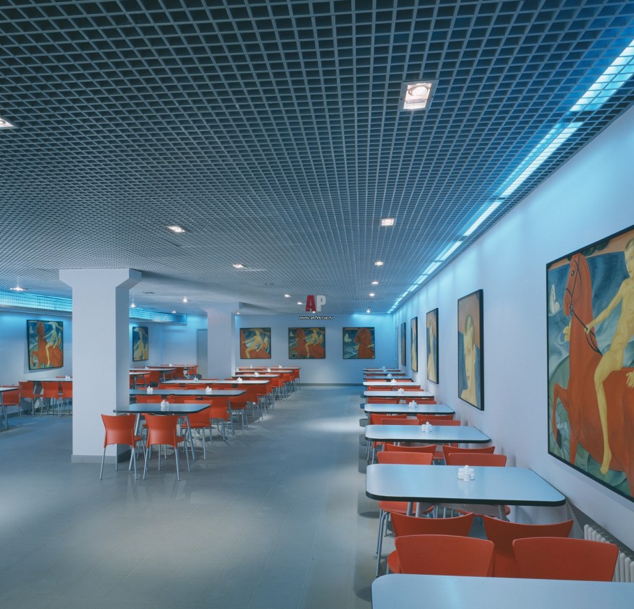 Освещение в общественных столовых