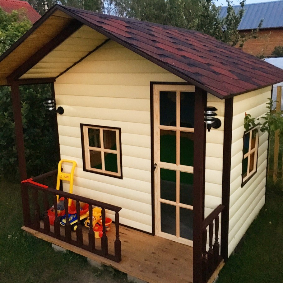 Детский домик из вагонки