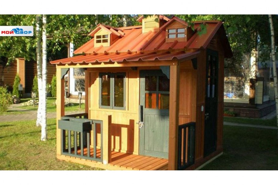 Детский домик из вагонки