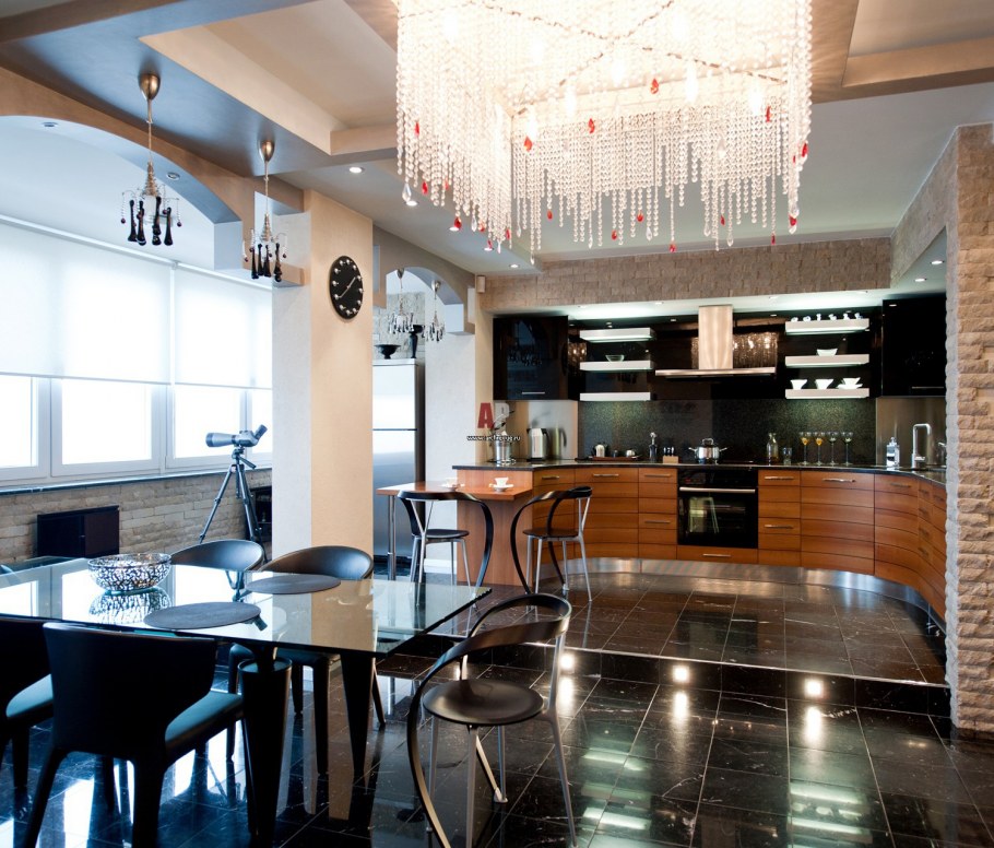 Барная стойка округлая