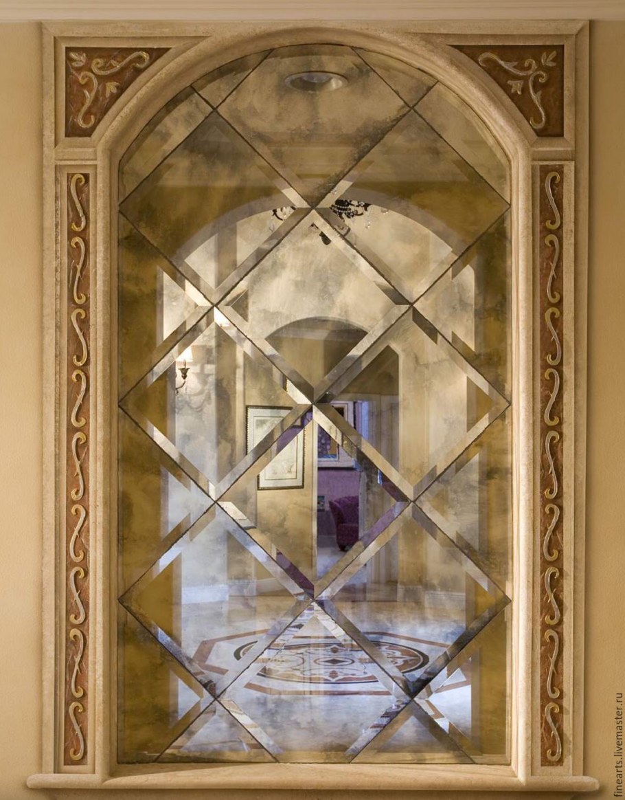 Состаренные зеркала антик