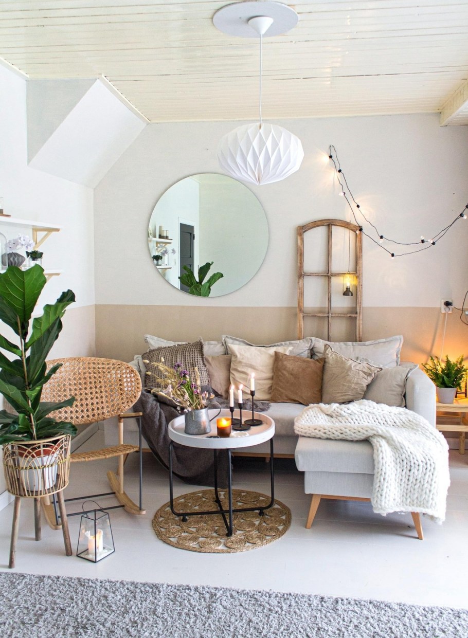 Гостиная в стиле Сканди