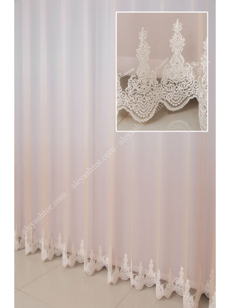 Тюль сетка градиент в интерьере