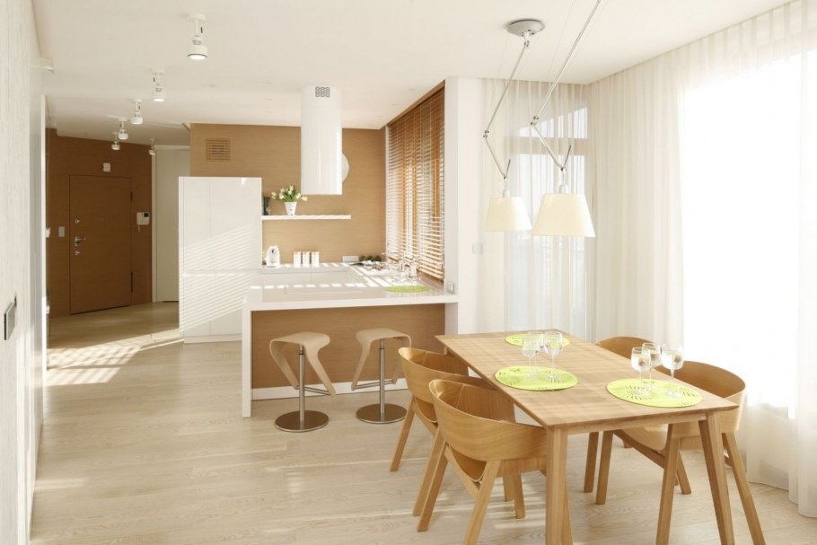 Красивые кухни в светлых тонах