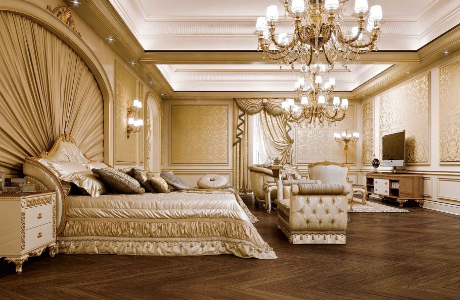 Luxury Design спальня в дворцовом стиле
