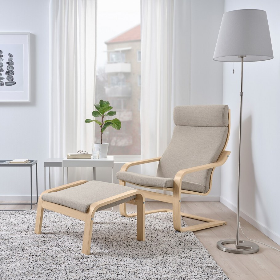 ПОЭНГ кресло Шифтебу бежевый