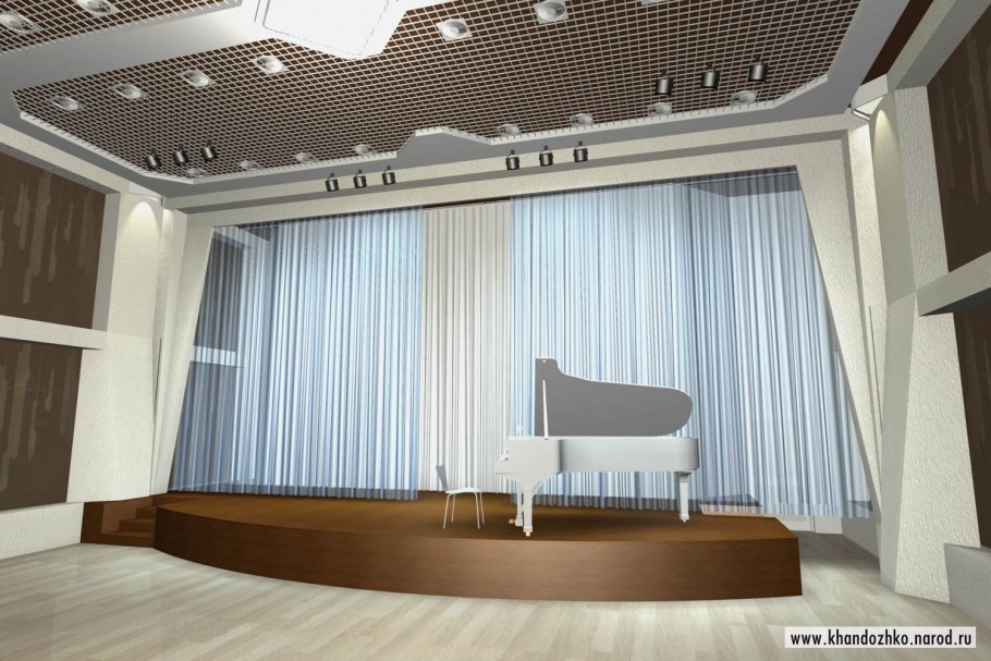 Актовый зал сцена