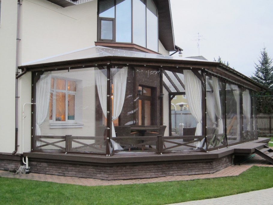 Веранда полукругом