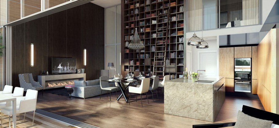 Яркий интерьер офиса