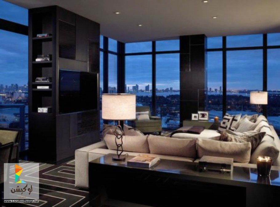 Гостиная в небоскребе