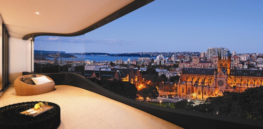 Красивый вид с балкона