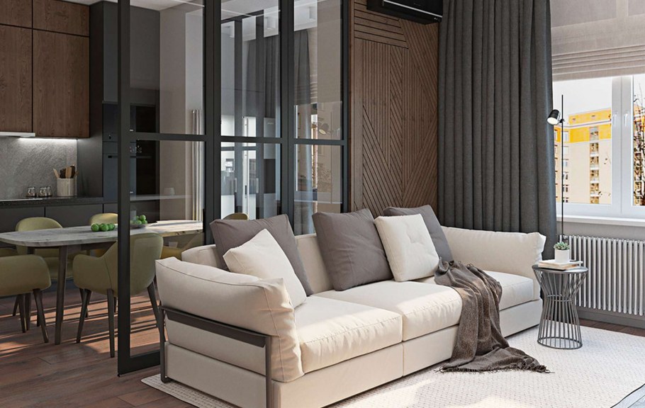 Зонирование квартиры студии