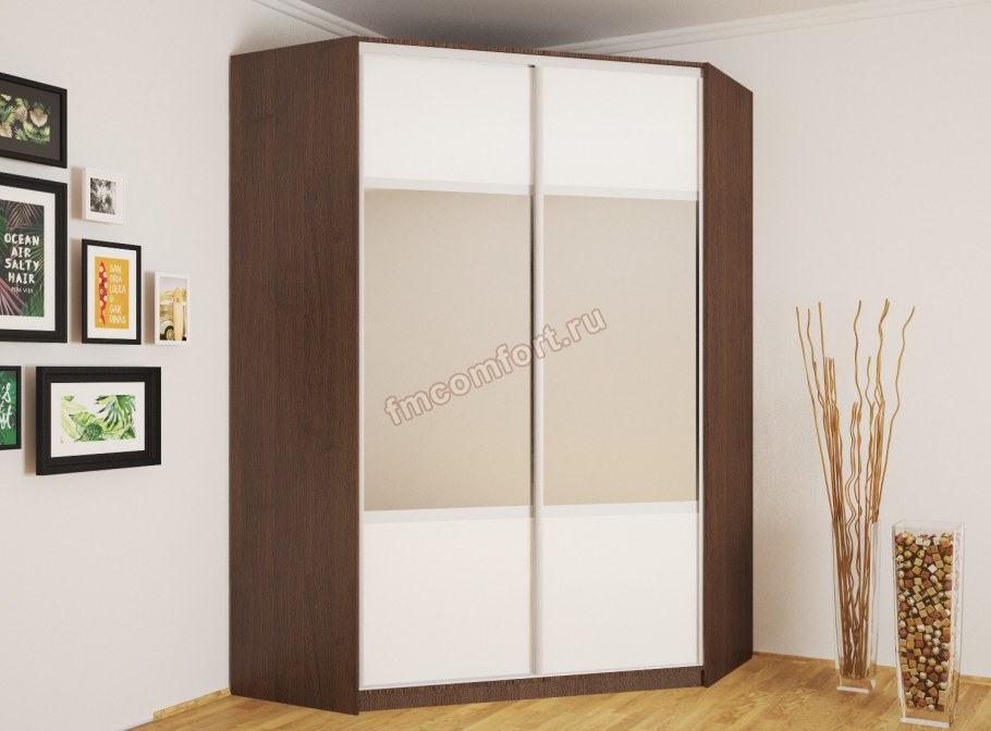 Угловой шкаф купе Эвелина-24