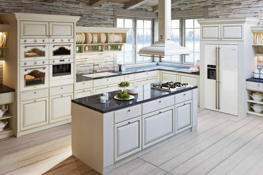 Электрический духовой шкаф Smeg sf750po