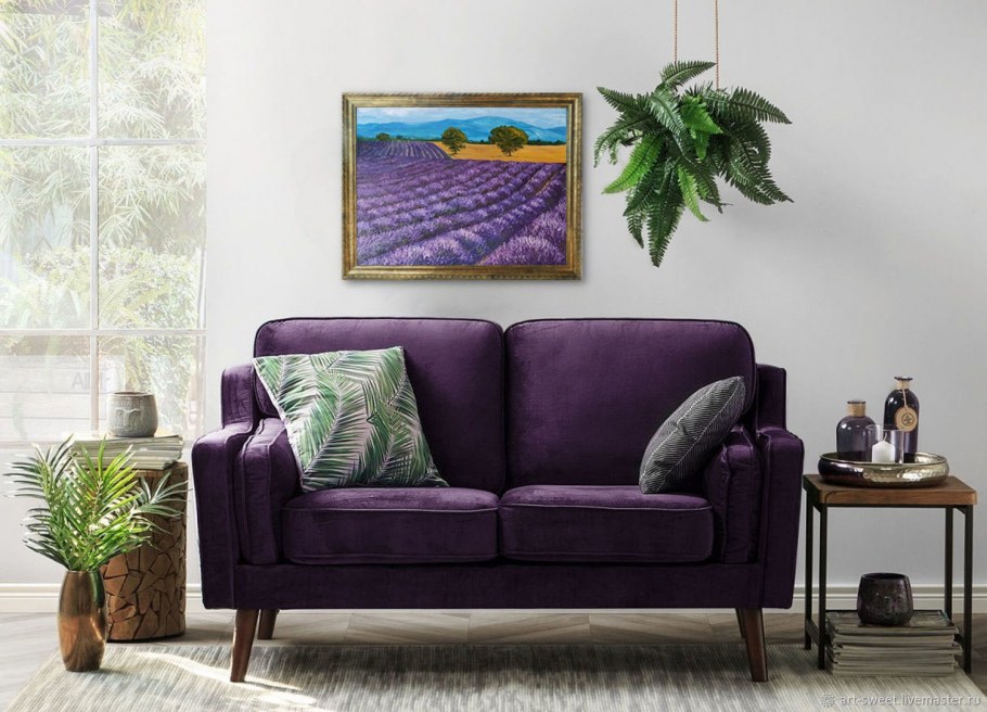 Фиолетово зеленый дива