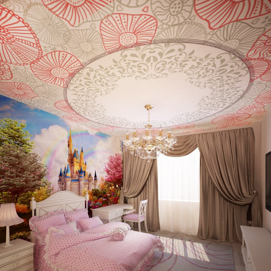 Детская комната с фреской