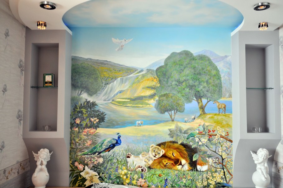 Настенная роспись в детской