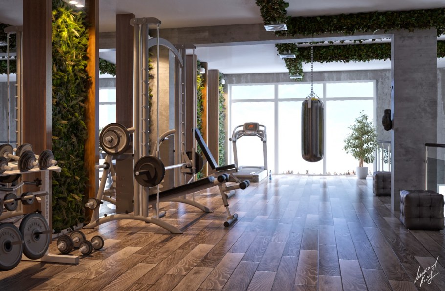 Тренажерный зал Минимализм