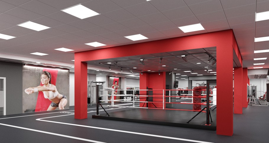 Залы йоги в стиле лофт