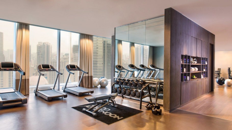 Фитнес студия дизайн лакшери