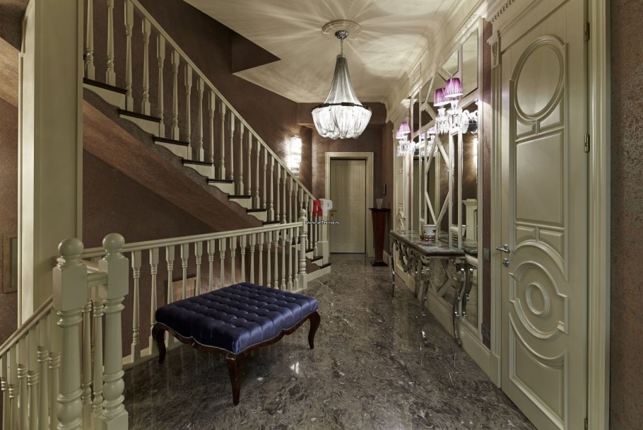 Интерьер двухэтажного таунхауса