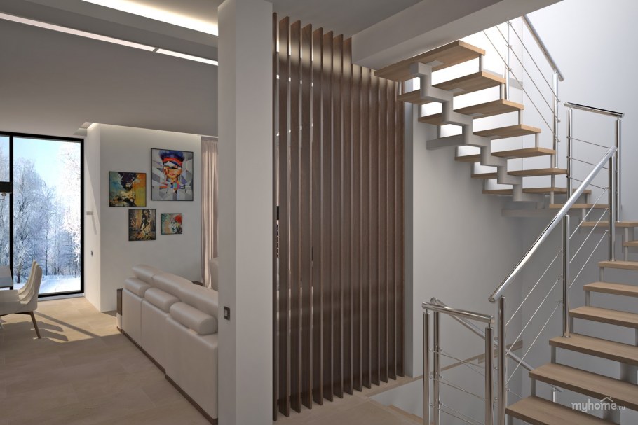 Лестница в таунхаусе