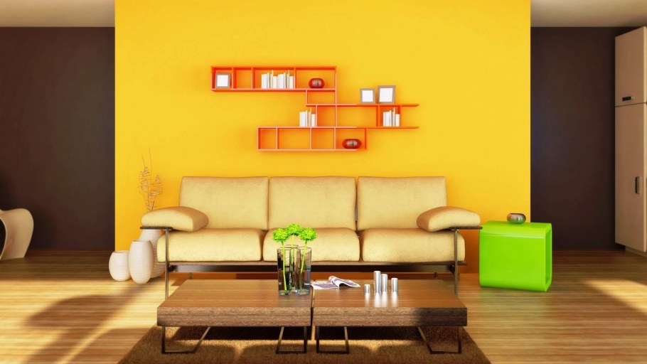 Цвет гостиной комнаты