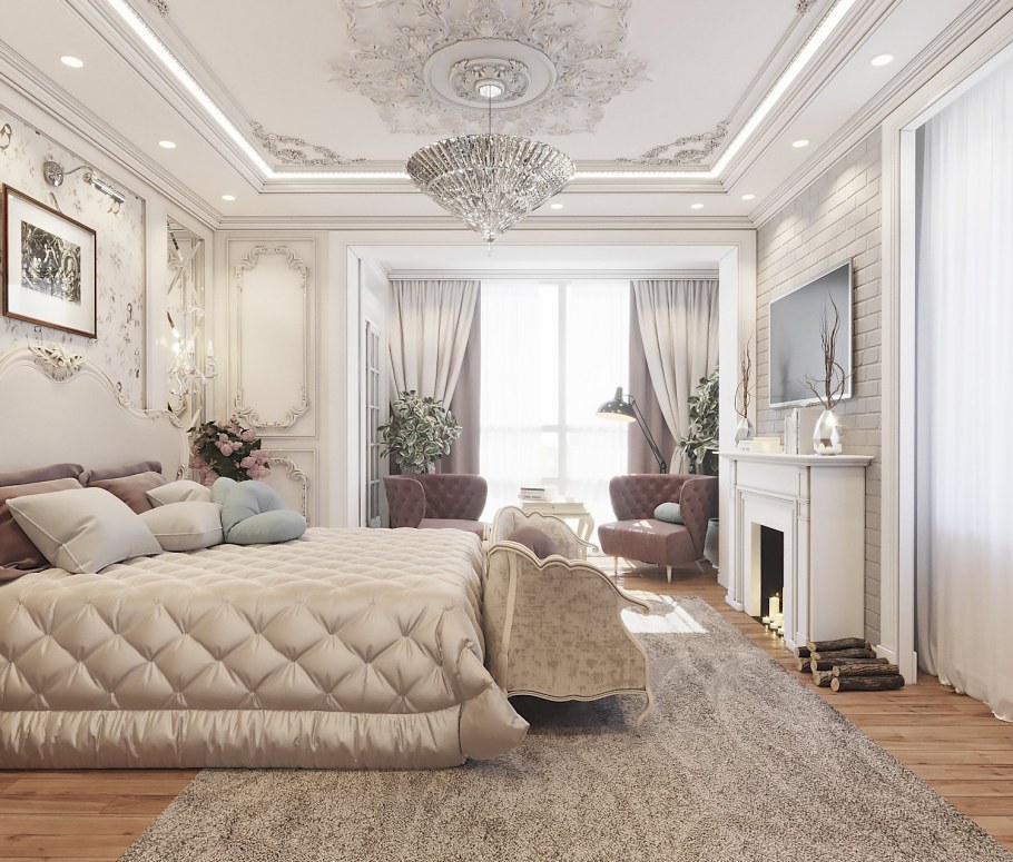 Спальни Luxury Неоклассика
