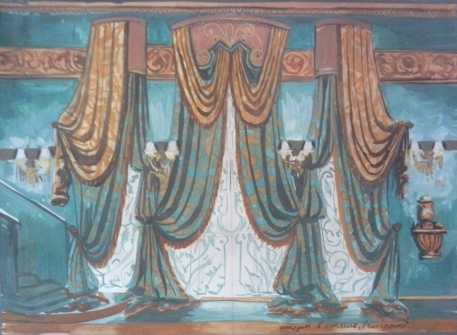 Шторы в стиле Ампир 19 век