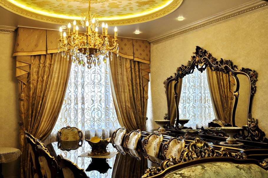 Шторы в купеческом стиле