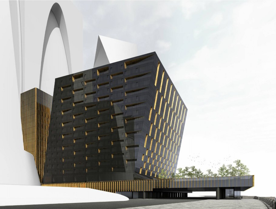 Заха Хадид интерьер гостиницы