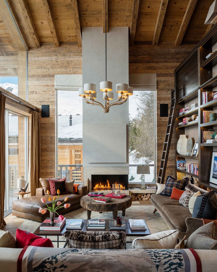 Интерьер Шале в Швейцарии