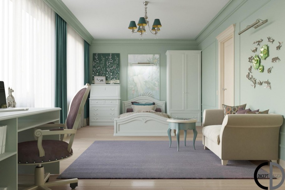 Дизайн детской в стиле Неоклассика