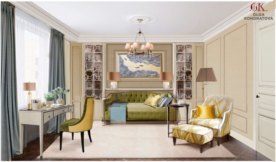 Комната для девочки в светлых тонах